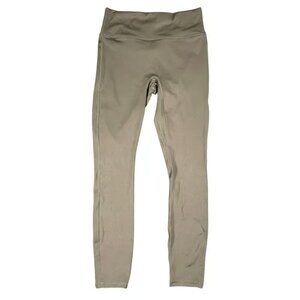 Fabletics Womens Taupe Green High Rise Leggings Size Small Activewear Athleisure